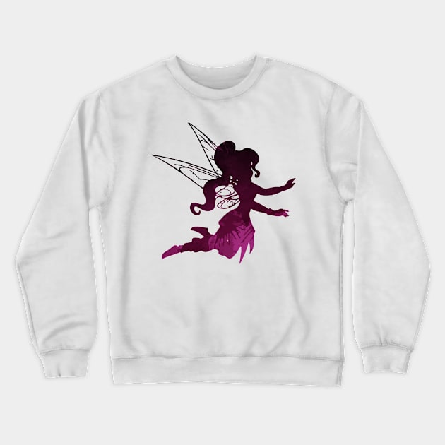 Fairy Inspired Silhouette Crewneck Sweatshirt by InspiredShadows